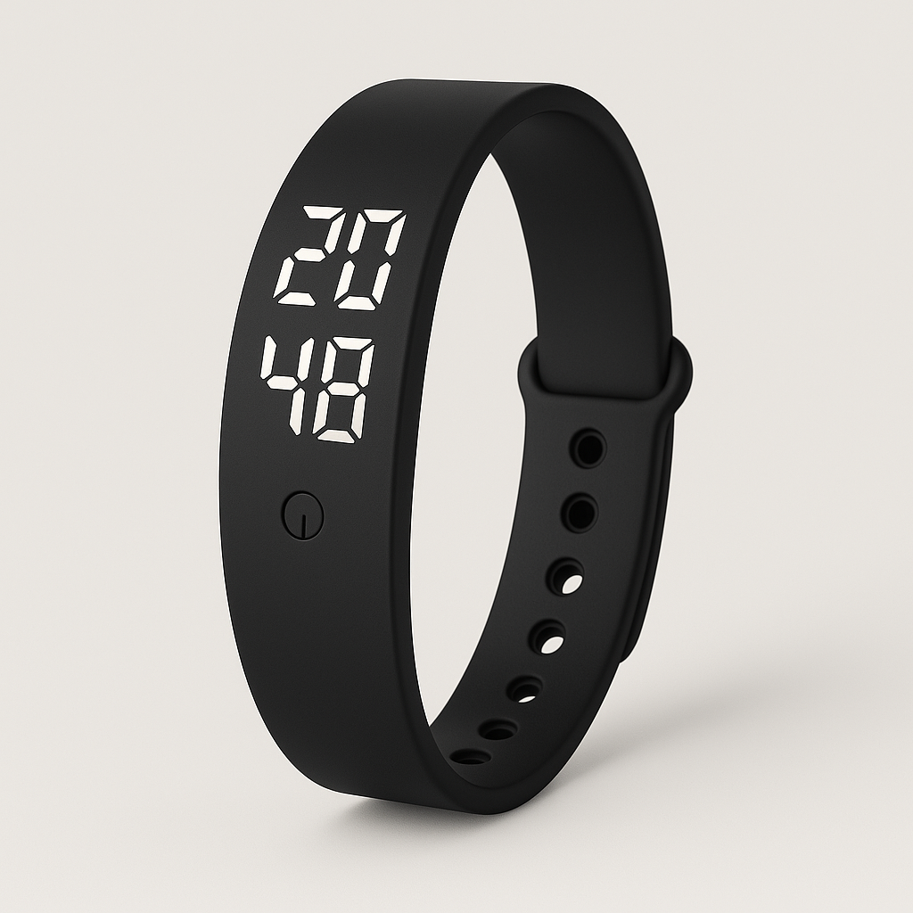 Smart Clock Bracelet With Vibration Alarm Reminder