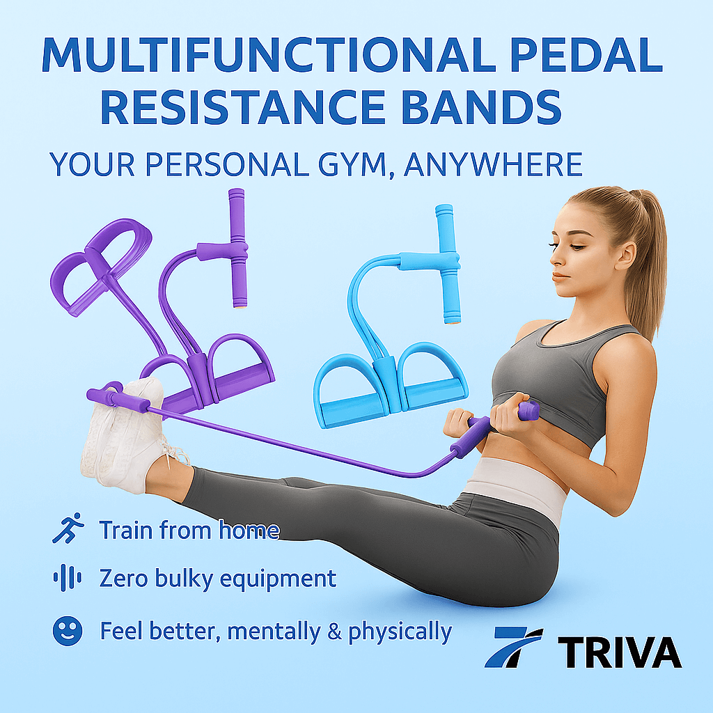 Bandes élastiques de résistance multifonctions pour abdominaux