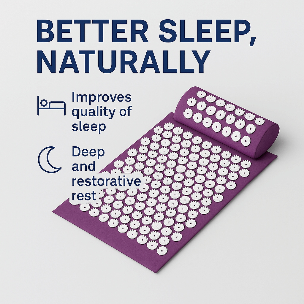 Tapis de massage avec coussin d'acupression