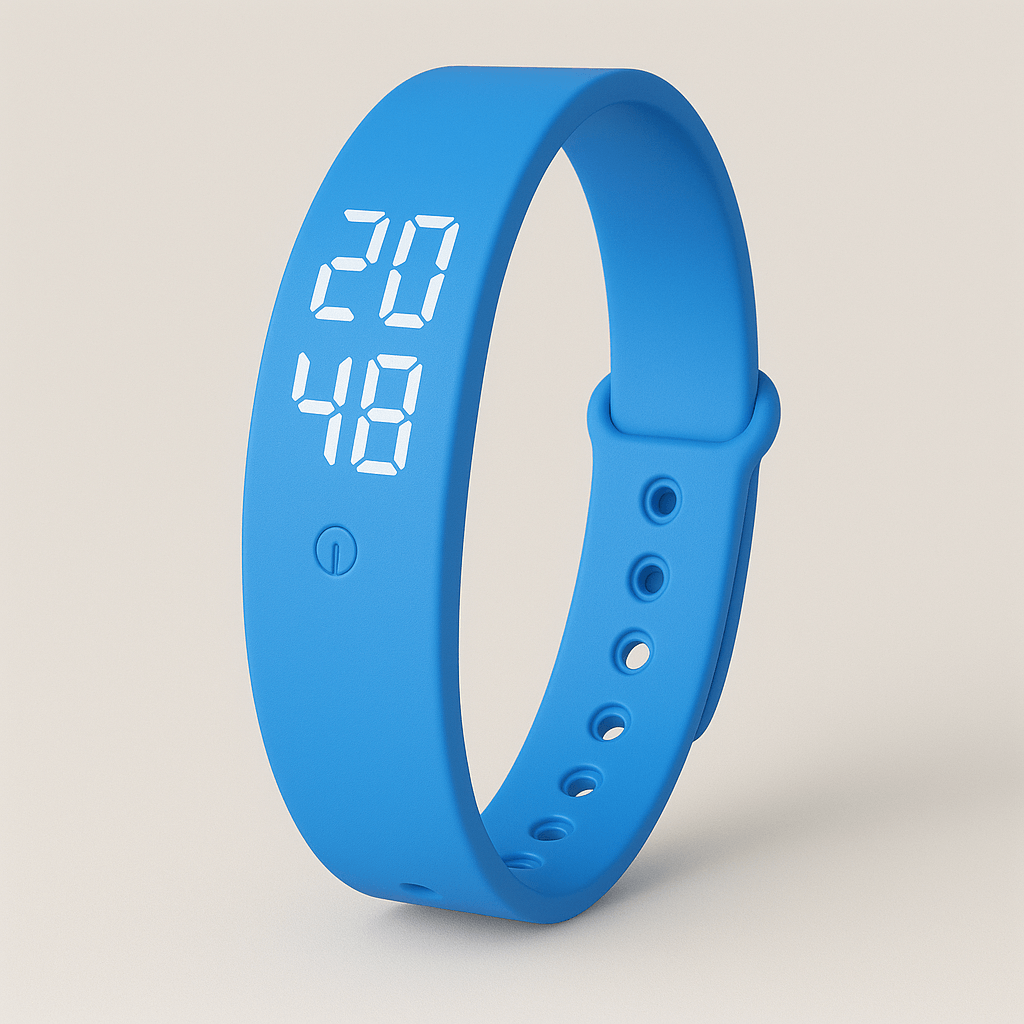 Smart Clock Bracelet With Vibration Alarm Reminder