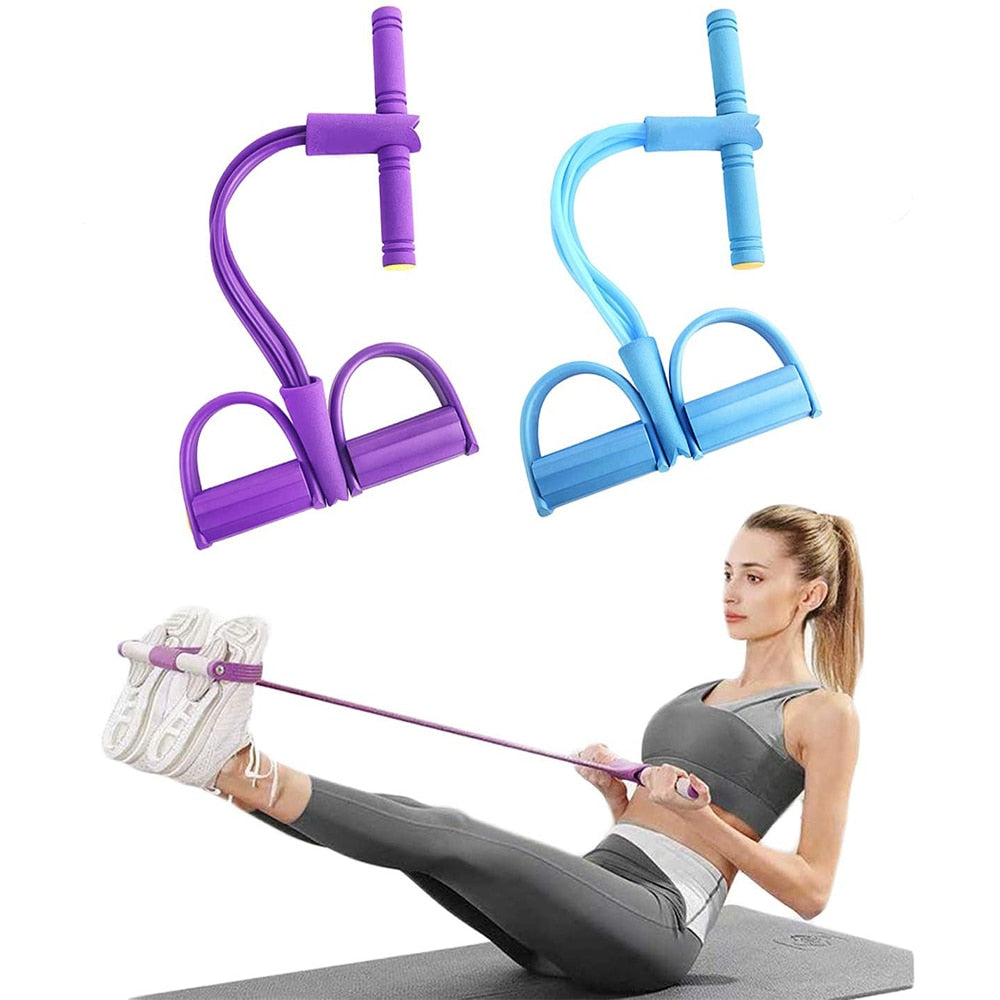 Bandes élastiques de résistance multifonctions pour abdominaux
