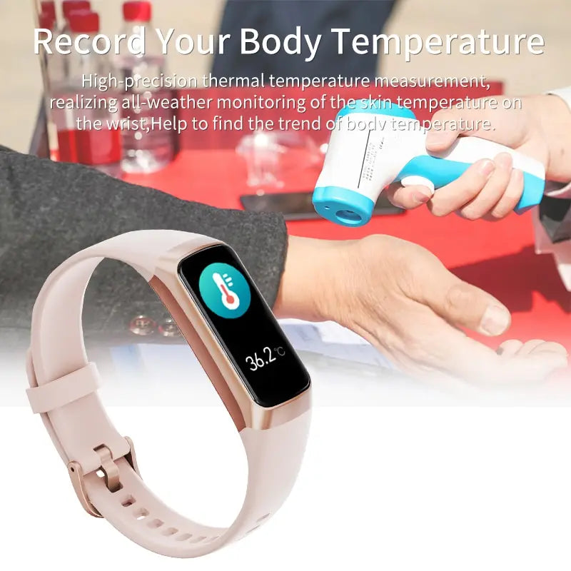 AMOLED Smart Watch – Health Tracking, 25 Sport Modes & Message Alerts