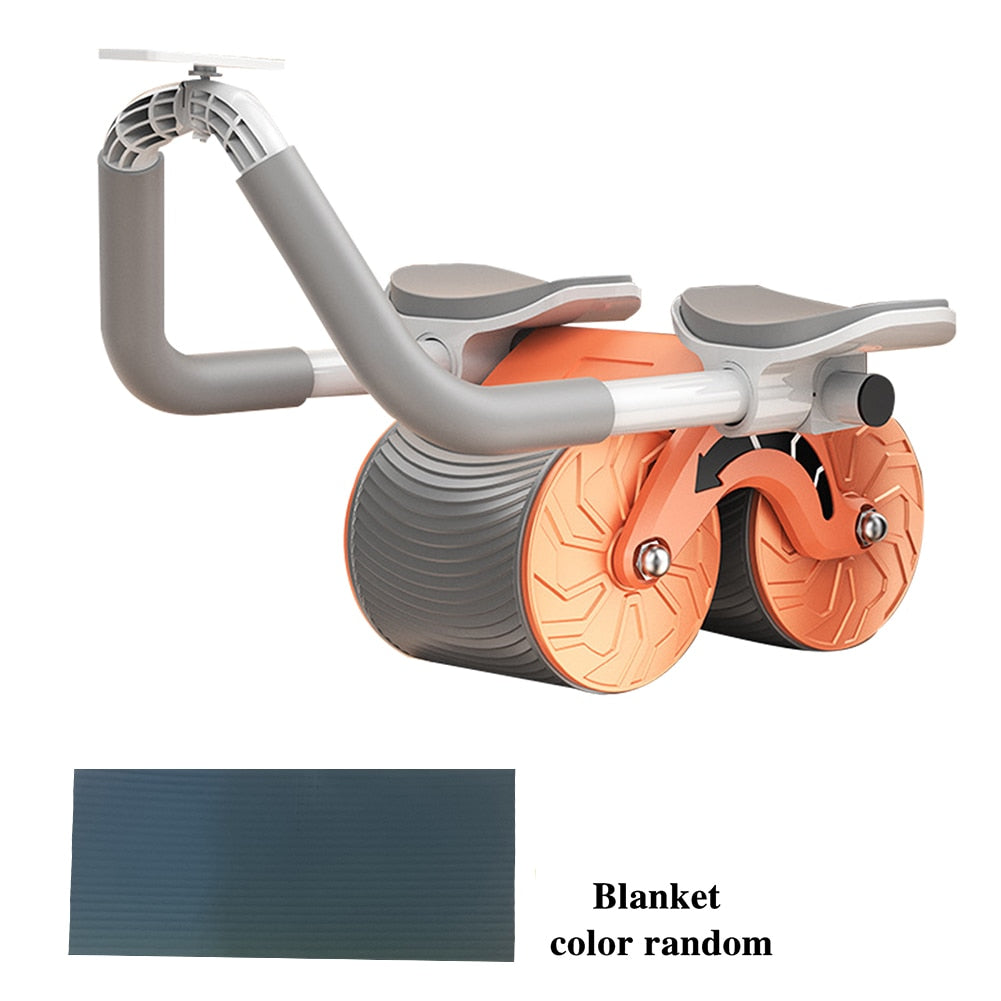 Rueda abdominal de rebote con soporte para codos