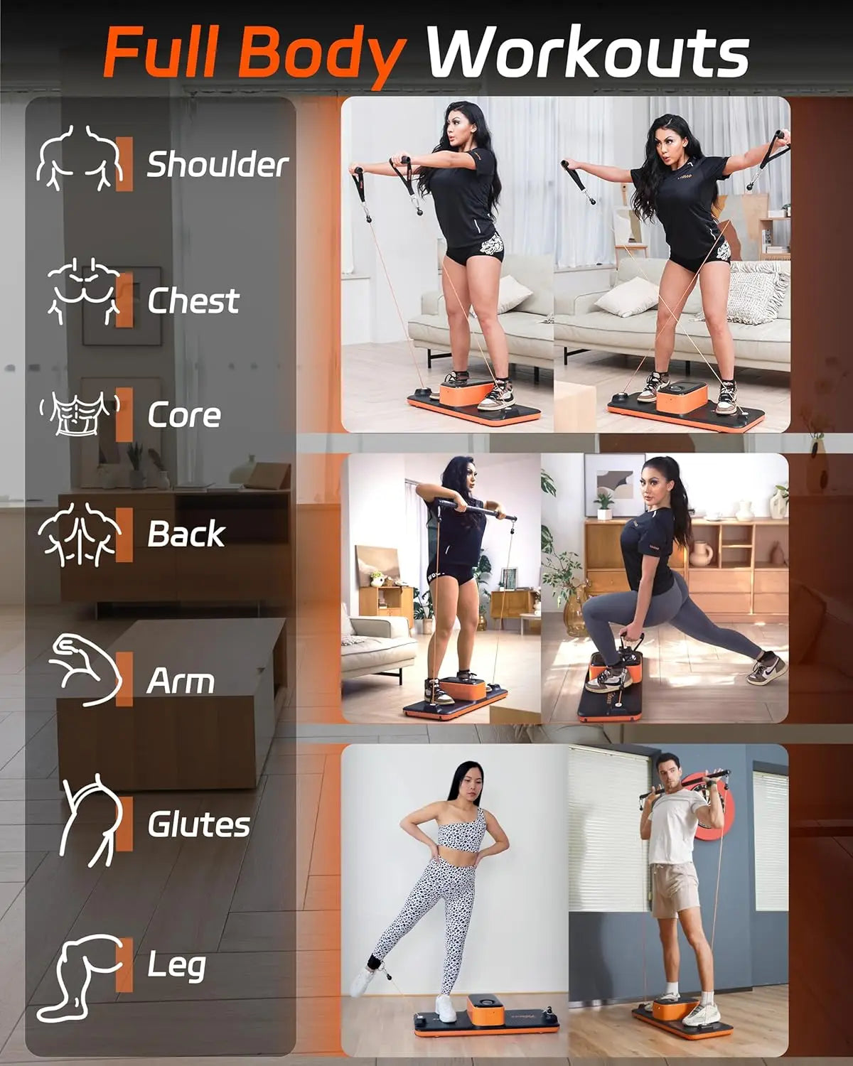 Máquina de cable para entrenamiento en el gimnasio
