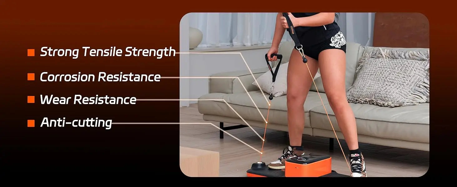 Máquina de cable para entrenamiento en el gimnasio