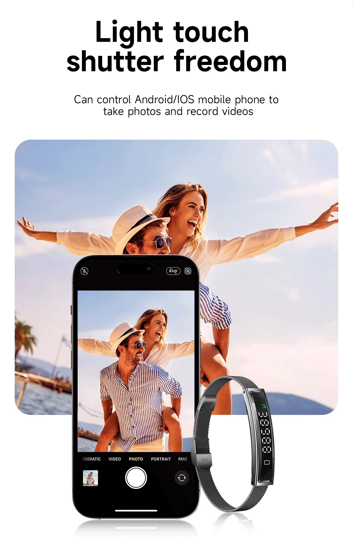 Ultra-Slim Smartwatch-Style Fitness Bracelet — HRV, SpO₂ & Sleep