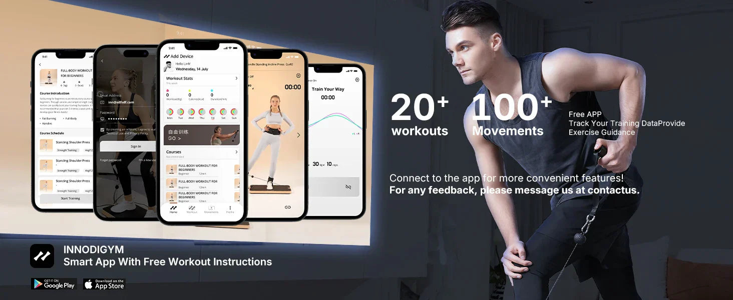 Salle de sport intelligente ultra-mince pour la maison