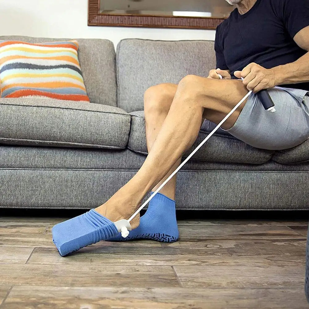 Kit d'aide à l'enfilage des chaussettes sans se plier