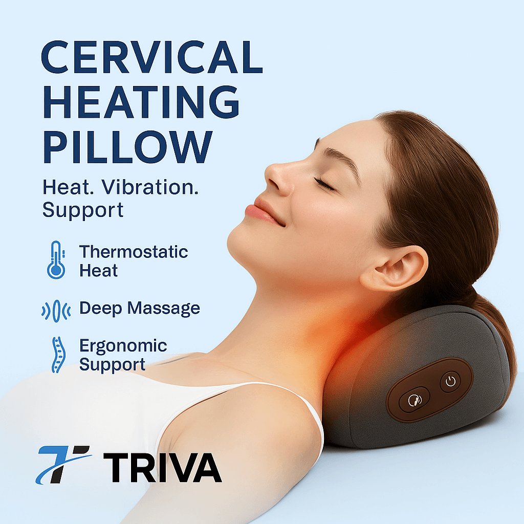Electric Vibration Massager Cervical Pillow