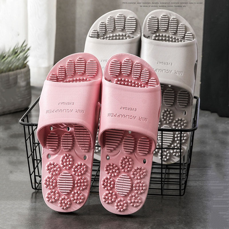 Zapatillas de masaje de reflexología para pies