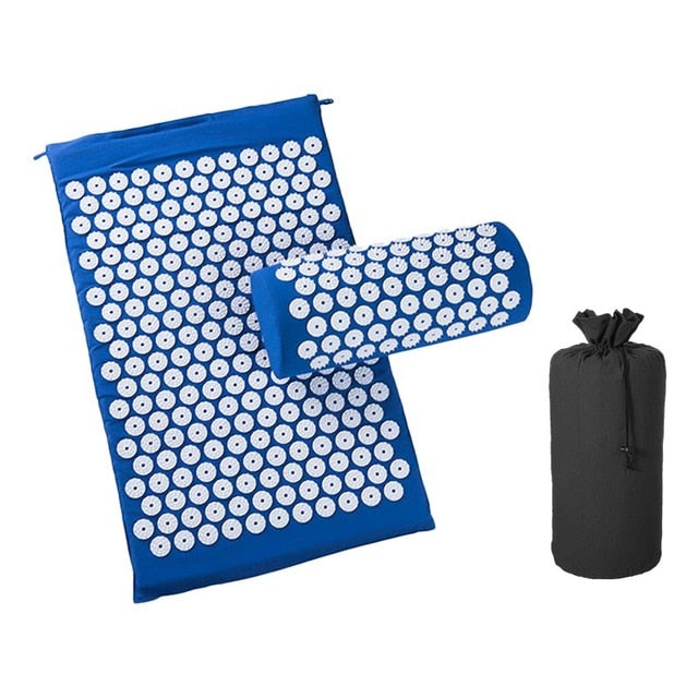 Tapis de massage avec coussin d'acupression