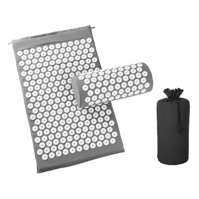 Tapis de massage avec coussin d'acupression