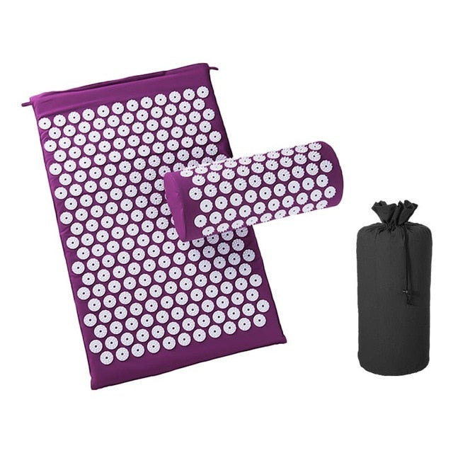 Tapis de massage avec coussin d'acupression