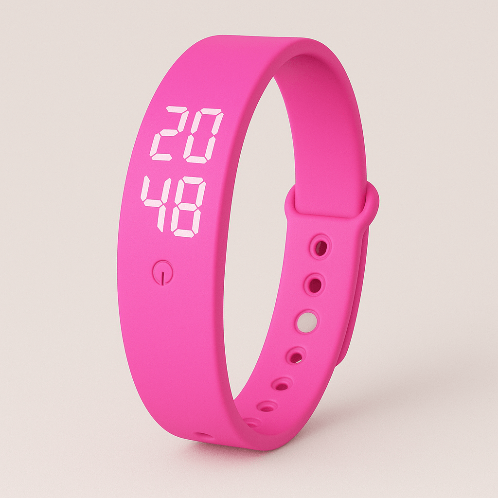 Smart Clock Bracelet With Vibration Alarm Reminder