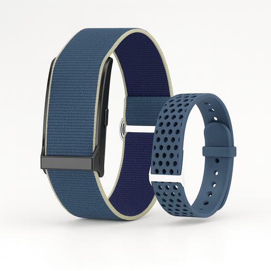 No-Screen Sports Fitness Bracelet — All-Day HR, SpO₂ & Blood Pressure (1ATM, 20–30-Day Battery)