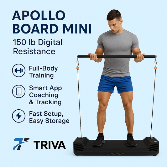 Apollo Board Mini : Appareil de musculation intelligent à câble pour la maison, résistance de 68 kg