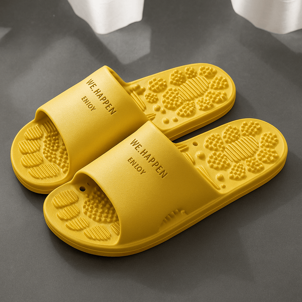 Zapatillas de masaje de reflexología para pies 