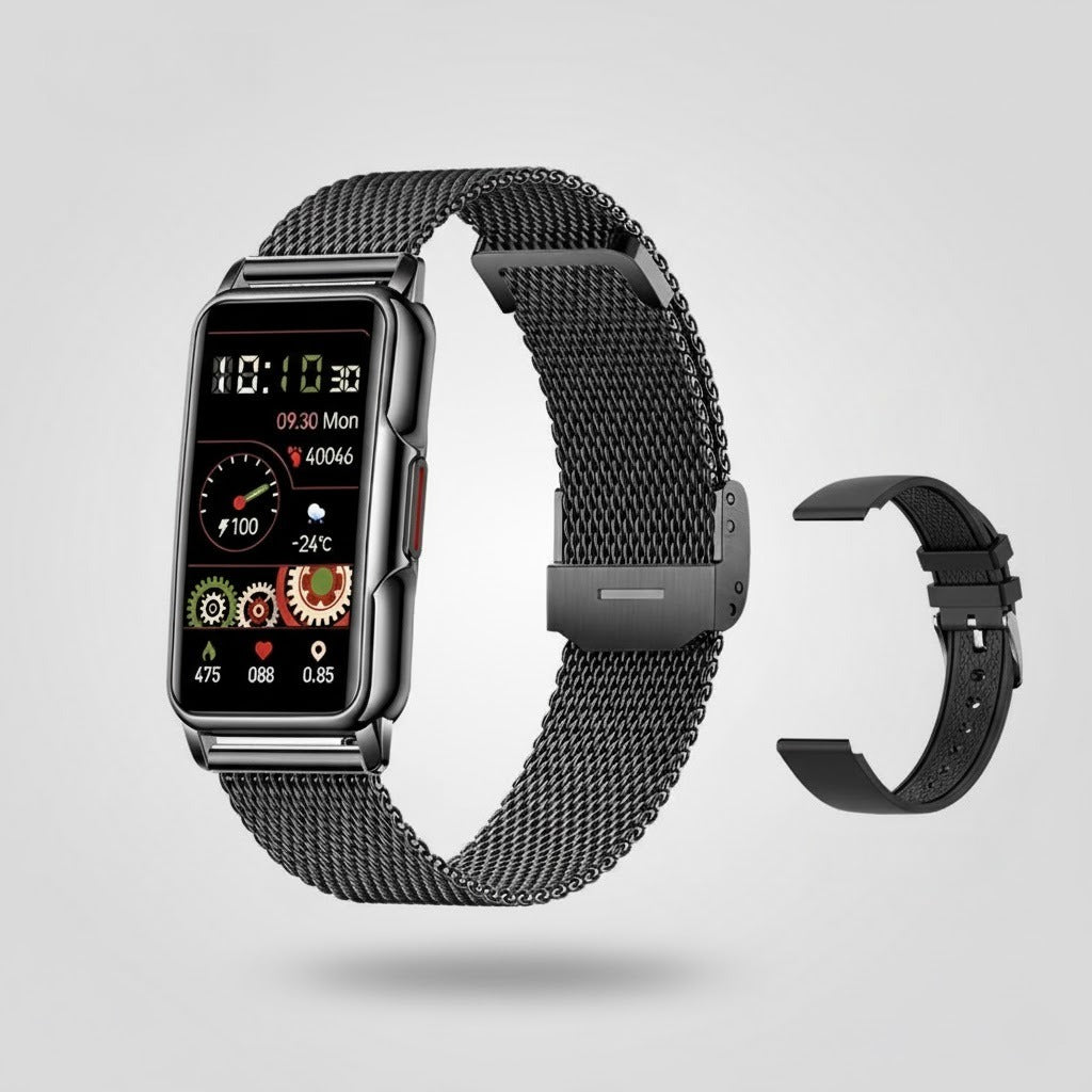 Slim 1.47″ Smart Watch – Call, Health & Fitness Tracker (Men & Women)