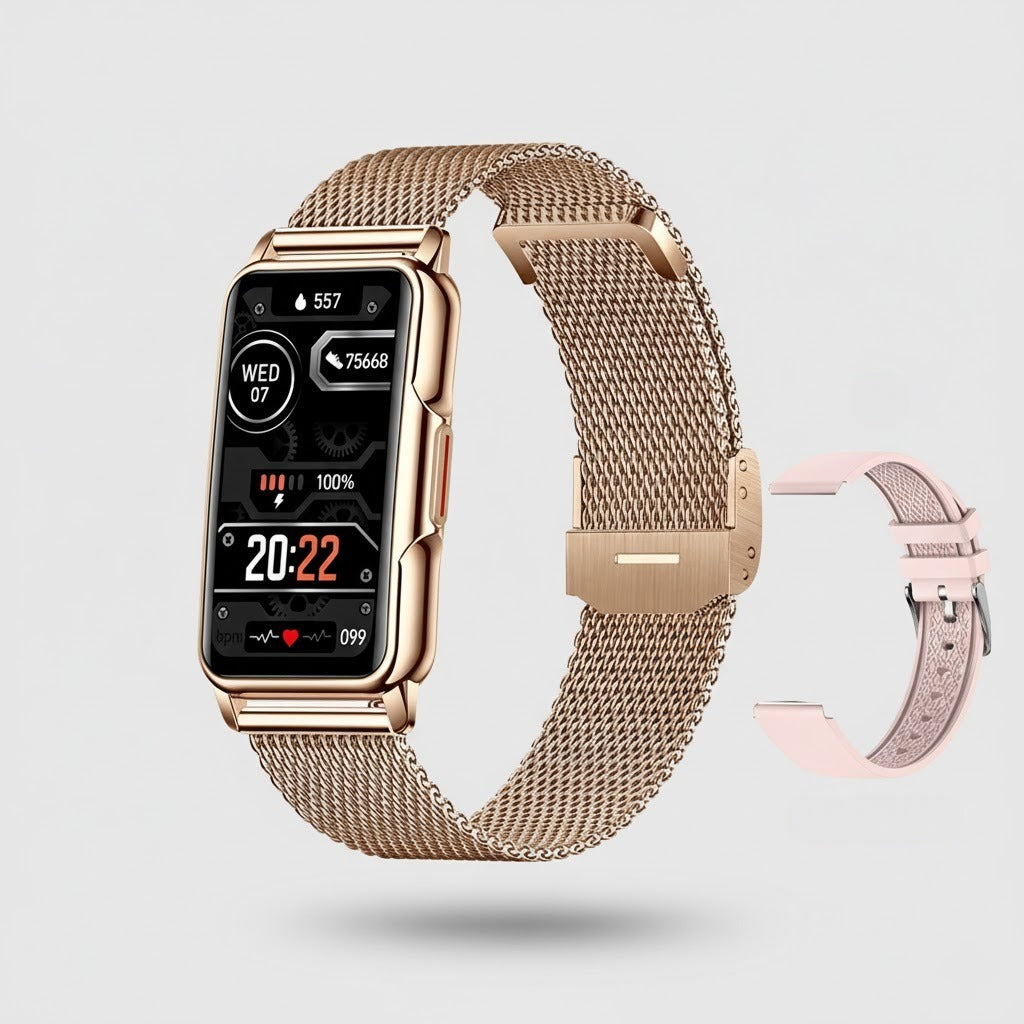 Slim 1.47″ Smart Watch – Call, Health & Fitness Tracker (Men & Women)