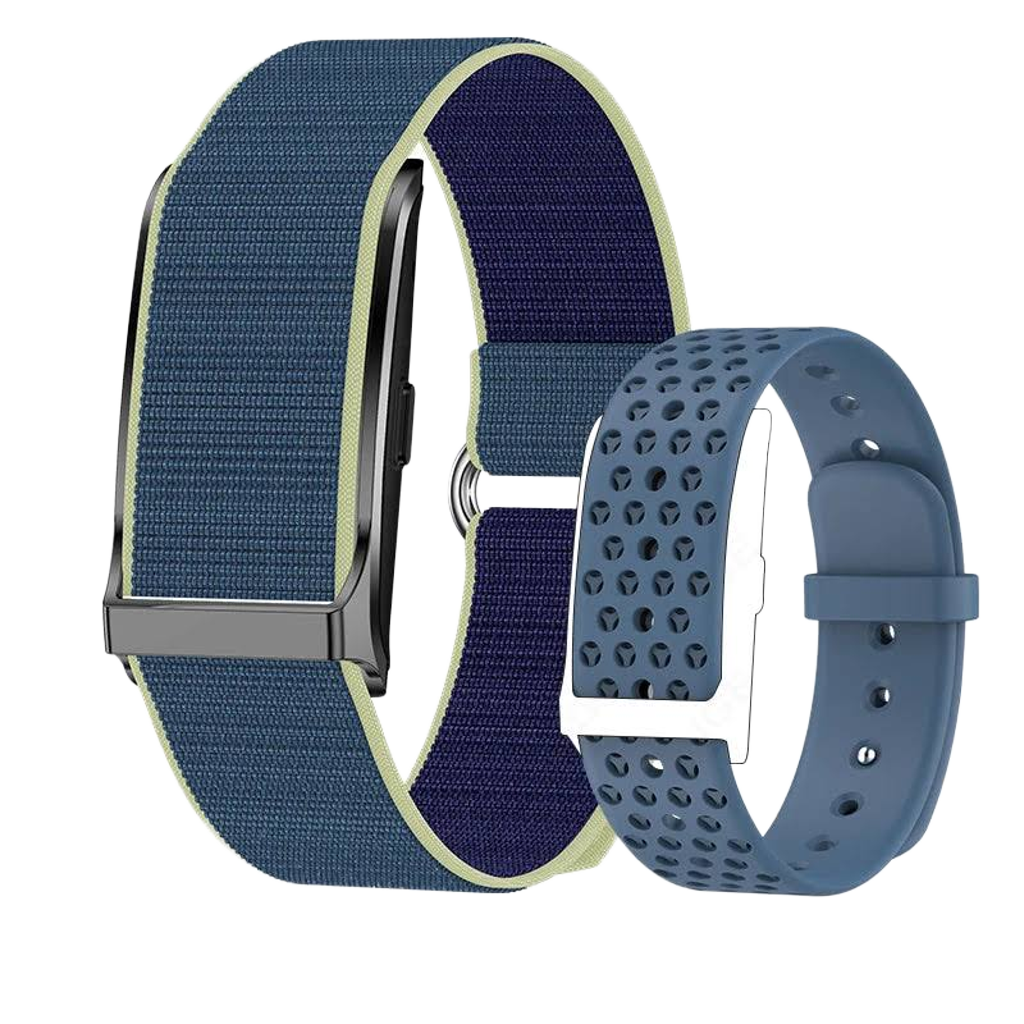 No-Screen Sports Fitness Bracelet — All-Day HR, SpO₂ & Blood Pressure (1ATM, 20–30-Day Battery)