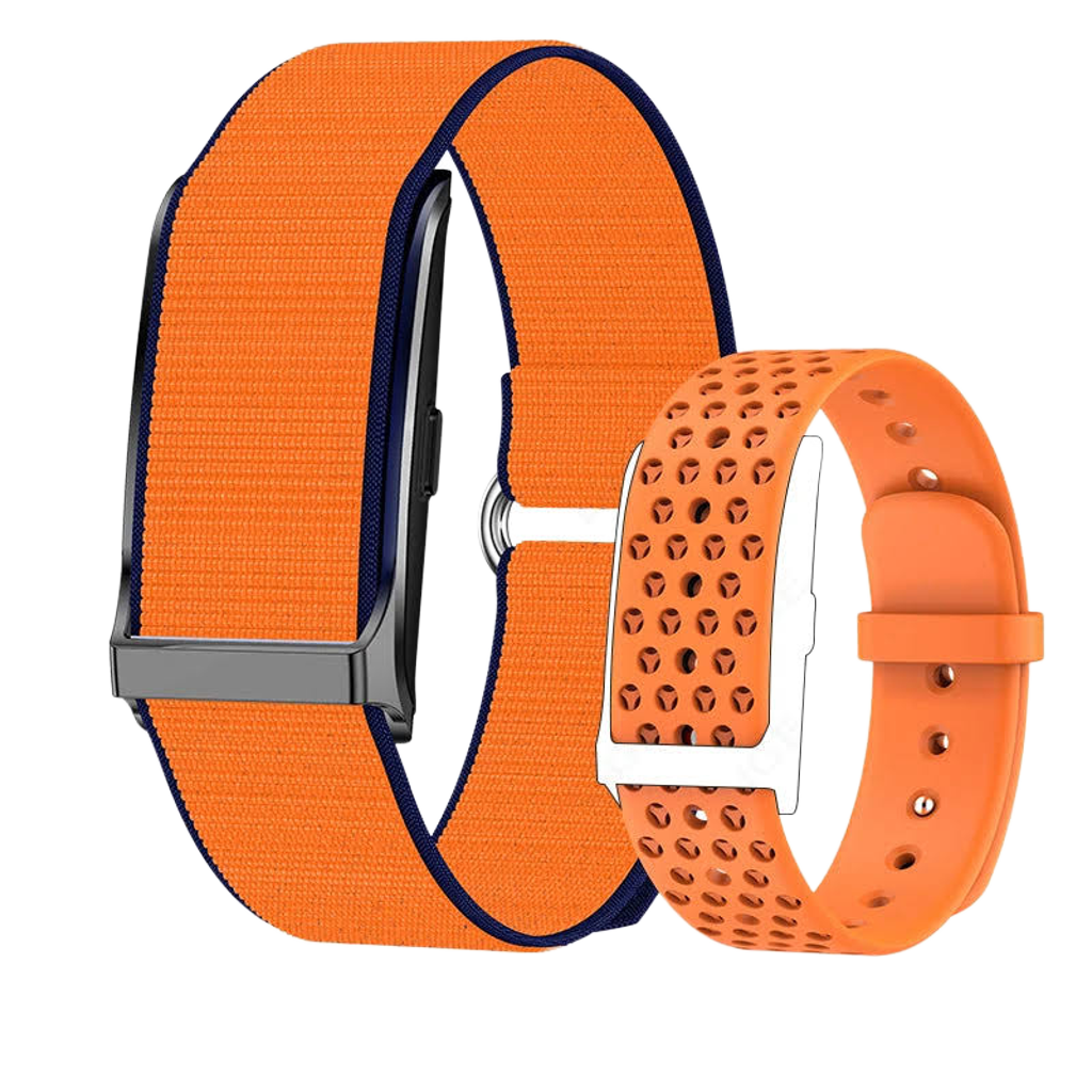 No-Screen Sports Fitness Bracelet — All-Day HR, SpO₂ & Blood Pressure (1ATM, 20–30-Day Battery)