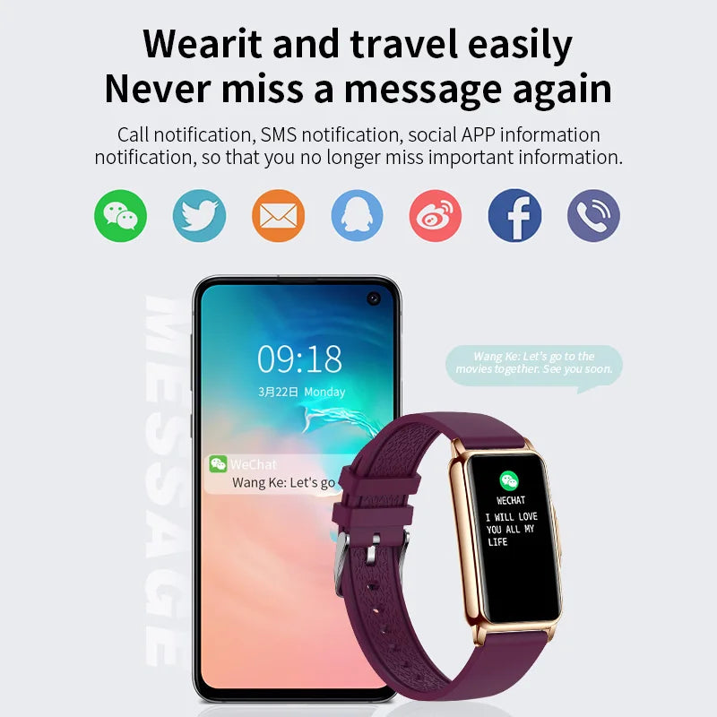 Slim 1.47″ Smart Watch – Call, Health & Fitness Tracker (Men & Women)