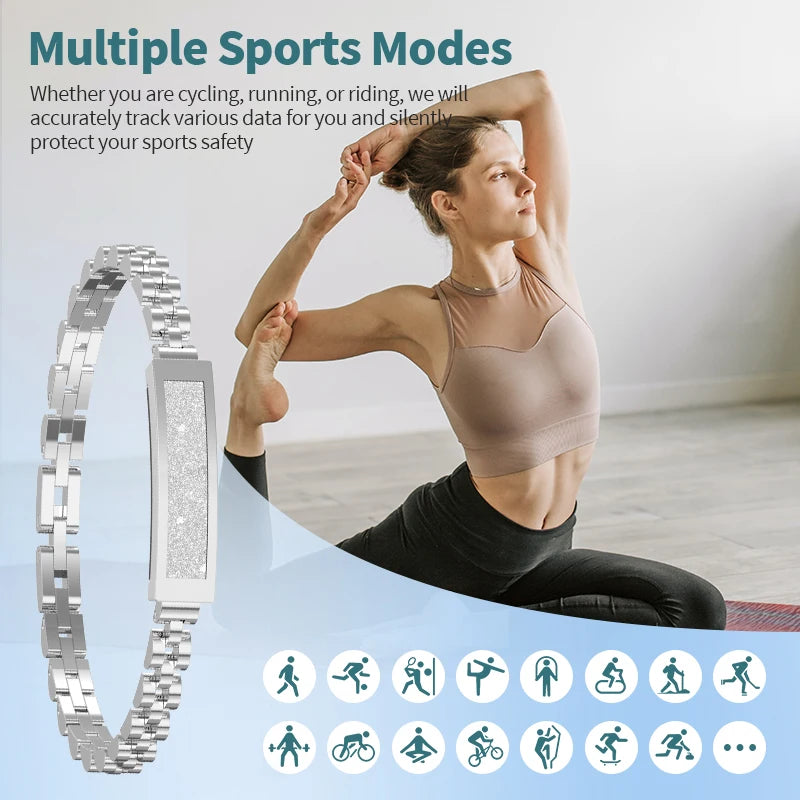 New: No Screen Smart Bracelet IP68 Waterproof Heart Rate Monitor Sports