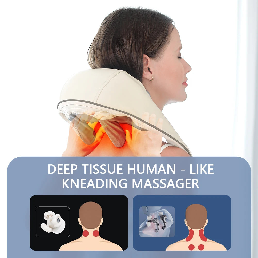 Neck, Shoulder & Back Kneading Massager (26W Brushless / 20W Brushed)