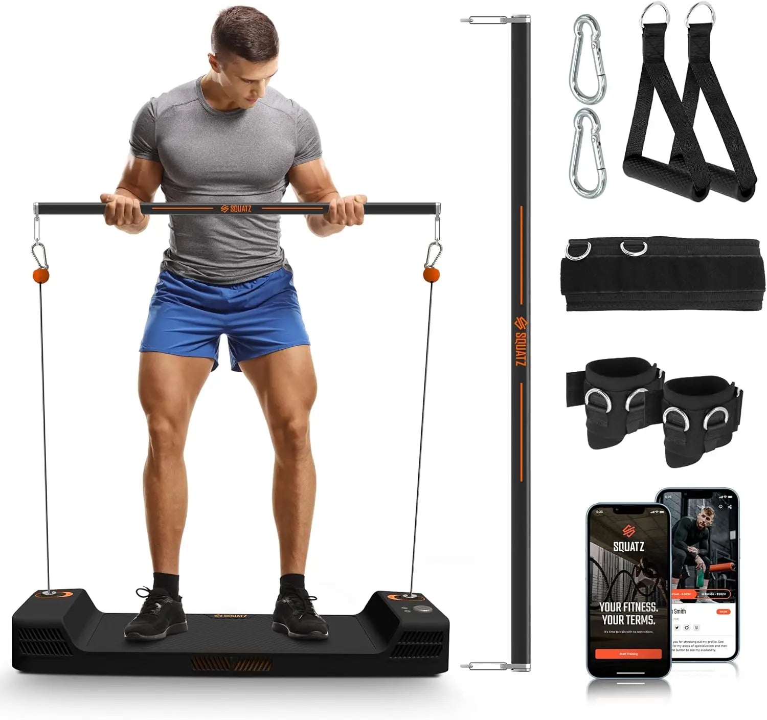 Apollo Board Mini: máquina de cable inteligente para gimnasio en casa con resistencia de 150 lb