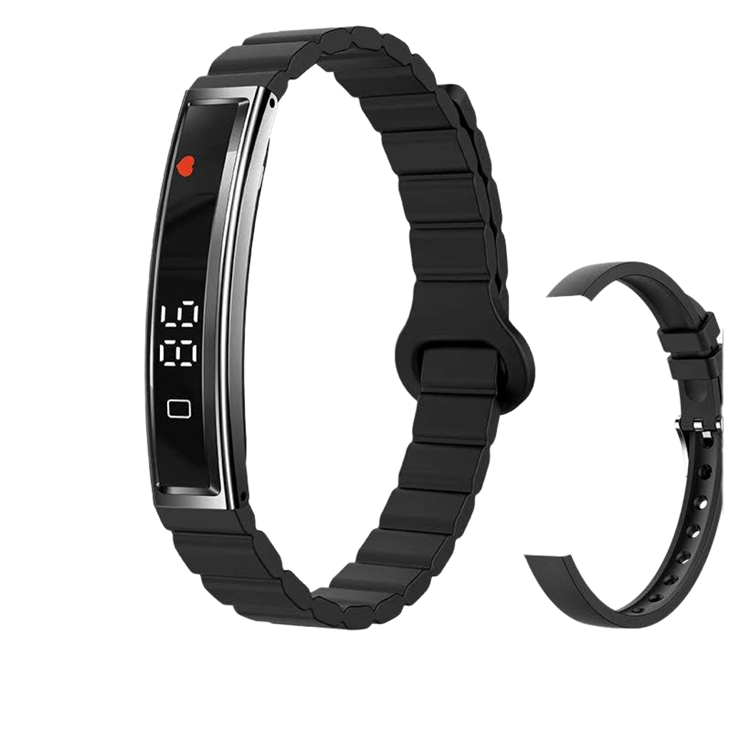 Ultra-Slim Smartwatch-Style Fitness Bracelet — HRV, SpO₂ & Sleep