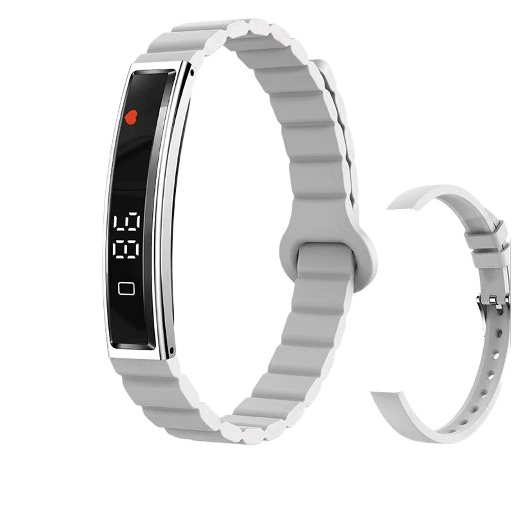 Ultra-Slim Smartwatch-Style Fitness Bracelet — HRV, SpO₂ & Sleep