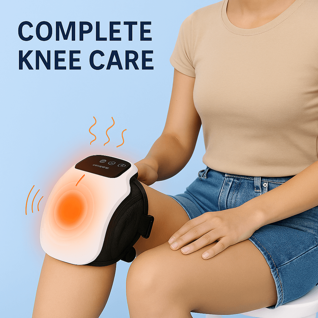 Masajeador de rodillas con compresas calientes de fisioterapia 