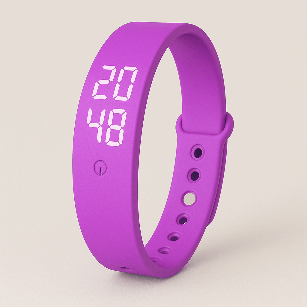 Smart Clock Bracelet With Vibration Alarm Reminder